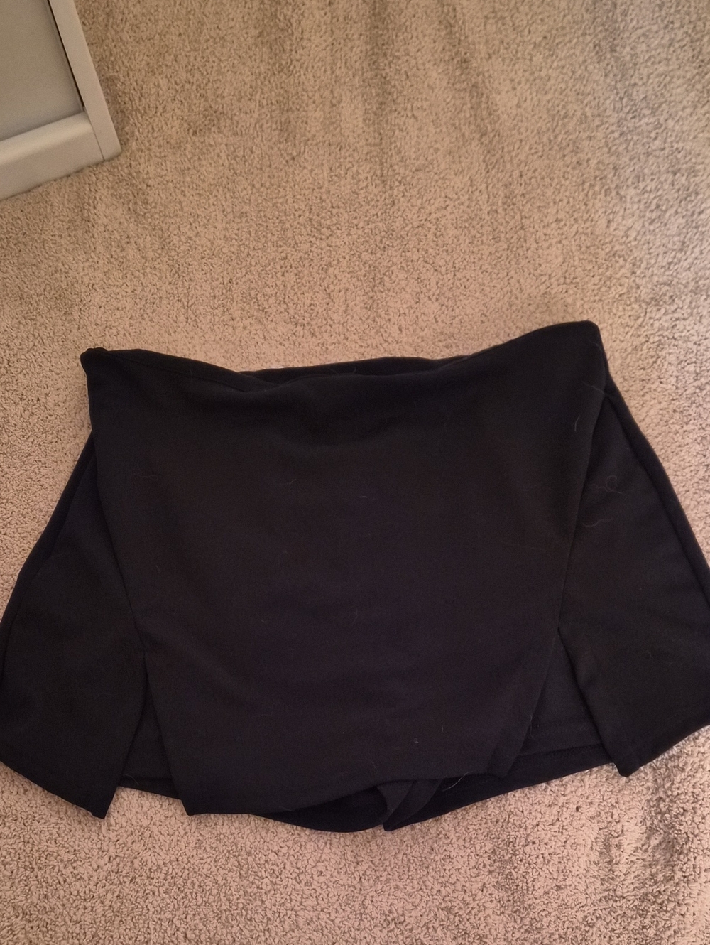 Women's Black Athletic Skort Shorts - Versatile Everyday Style